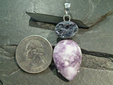 Morado Opal, Silicon, Sterling Silver Pendant