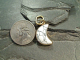 Howlite, Alchemia Mini Moon Pendant