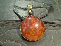 Fire Agate, Alchemia Large Pendant