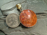 Fire Agate, Alchemia Large Pendant