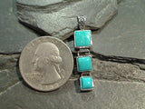 Turquoise, Sterling Silver Pendant