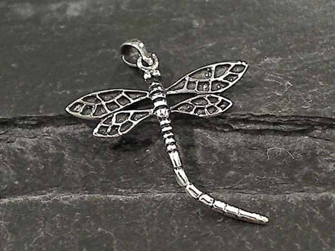 Sterling Silver Dragonfly Pendant