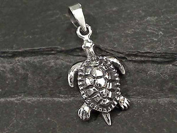 Sterling Silver Sea Turtle Pendant