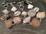 7"-8" Sea Shells, Fine Sterling Bracelet