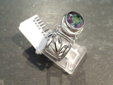 Size 8.25 Mystic Topaz, Sterling Silver Ring