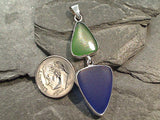Sea Glass, Sterling Silver Pendant