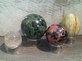 Acrylic Display Stand For Gemstone Spheres / Eggs