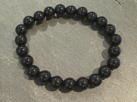 Black Obsidian 8MM Stretch Bracelet