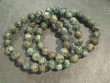 African Turquoise 8MM Stretch Bracelet