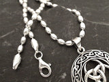 24" 3mm Oval Bead Chain, Sterling Silver
