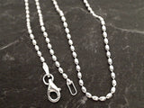 16" 2mm Oval Bead Chain, Sterling Silver