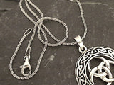 16" 1mm Oxidized Sterling Silver Wheat Link Chain