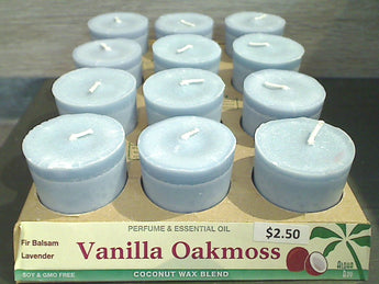 Vanilla Oakmoss Scented Votive Candle
