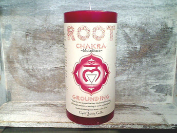 Root Chakra Large Candle