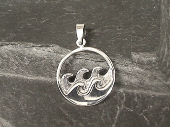 Sterling Silver Waves Pendant