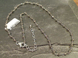 18" - 20" Pyrite, Sterling Silver Necklace