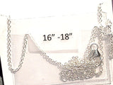 16" - 18" Sterling Silver Scorpio Zodiac Necklace