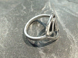 Size 8.5 Sterling Silver Wave Ring
