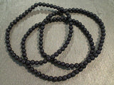 Black Tourmaline 4MM Stretch Bracelet