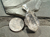 Herkimer Diamond (Quartz), Sterling Silver Pendant