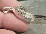 Herkimer Diamond (Quartz), Sterling Silver Pendant