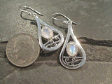 Moonstone, Sterling Silver Earrings