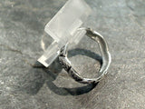 Size 8.5 Sterling Silver Leaves Ring