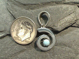 Larimar, Sterling Silver Small Pendant