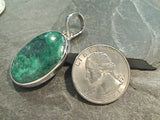 Chrysocolla, Sterling Silver Pendant