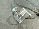 Size 5.25 Larimar, Sterling Silver Ring