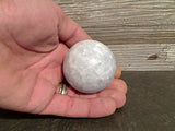 Blue Calcite 2" Gemstone Sphere