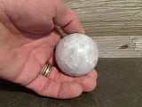 Blue Calcite 2" Gemstone Sphere