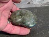 Labradorite 2.25"H x 2.75"W x 1"D Gemstone Heart