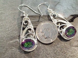 Mystic Topaz, Sterling Silver Earrings