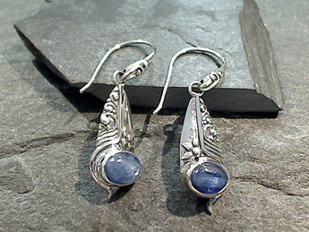 Kyanite, Sterling Silver Earrings