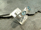 Size 7 Blue Topaz, Sterling Silver Ring
