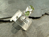 Size 7 Peridot, Sterling Silver Ring