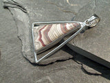 Crazy Lace Agate, Sterling Silver Pendant
