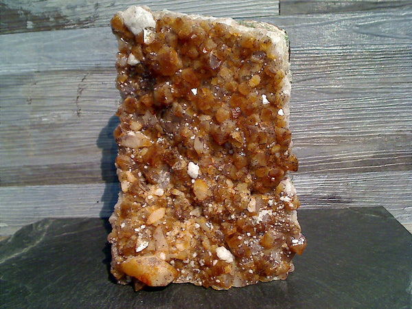 Citrine 7.5"H x 5.5"W x 2.5"D Cut Base Specimen