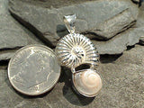 Sea Shell, Sterling Silver Small Pendant