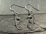 Sterling Silver Small Sea Horse Earrings