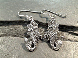 Sterling Silver Mermaid Earrings