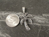 Sterling Silver Palm Tree Pendant