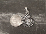 Sterling Silver Nautilus Shell Pendant