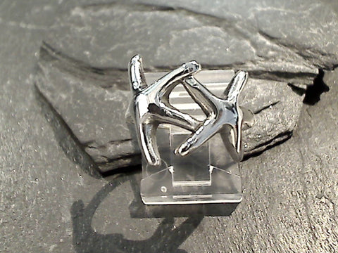 Size 5.5 Sterling Silver Starfish Ring