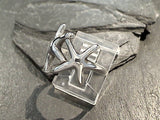 Size 9.5 Sterling Silver Starfish Ring