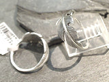 Size 5.75 Sterling Silver Feather Ring
