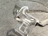 Size 6 Sterling Silver Waves Ring