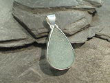 Sea Glass, Sterling Silver Pendant