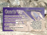 Clear Quartz 20g to 25g Freeform Palm Stone